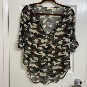 Camo Blouse